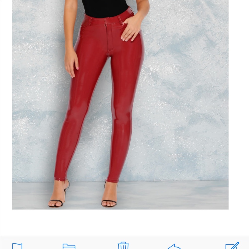 Red pants